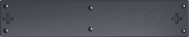 Сетевой фильтр Pilot SG 5 розеток (GP с заземлением), 15А/3.3кВа, автомат, 10 м, графит ZIS Pilot sG-Max 10M