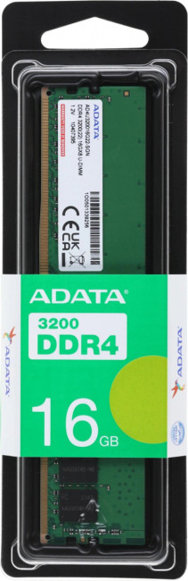 Память DDR4 16Gb 3200MHz ADATA AD4U320016G22-SGN Память DDR4 16Gb 3200MHz ADATA AD4U320016G22-SGN