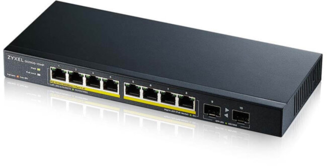 Коммутатор Коммутатор ZyXEL GS1100-10HP-EU0102F