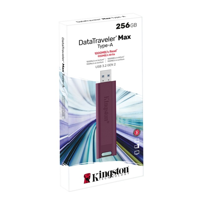Флэш USB Kingston 256GB USB 3.2 Gen 2 DataTraveler Max Type A Kingston DTMAXA/256GB