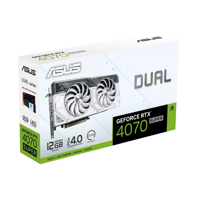 Видеокарта ASUS DUAL-RTX4070S-12G 90YV0K85-M0NA00 Видеокарта ASUS DUAL-RTX4070S-12G 90YV0K85-M0NA00