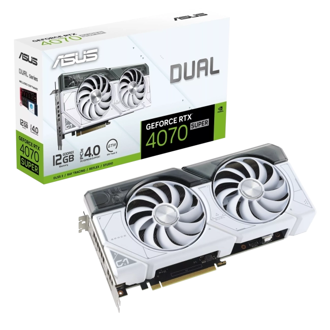 Видеокарта ASUS DUAL-RTX4070S-12G 90YV0K85-M0NA00 Видеокарта ASUS DUAL-RTX4070S-12G 90YV0K85-M0NA00