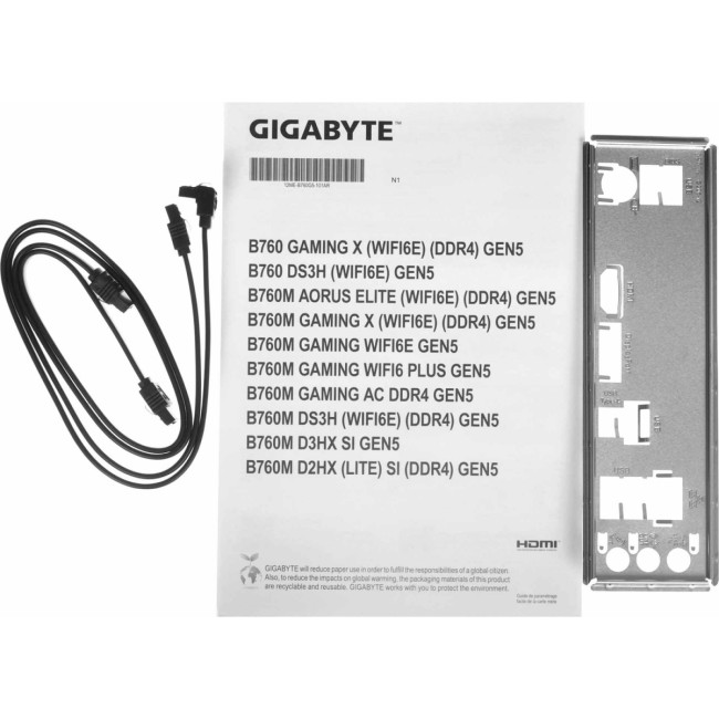 Материнская плата Gigabyte B760 DS3H GEN5 Материнская плата Gigabyte B760 DS3H GEN5