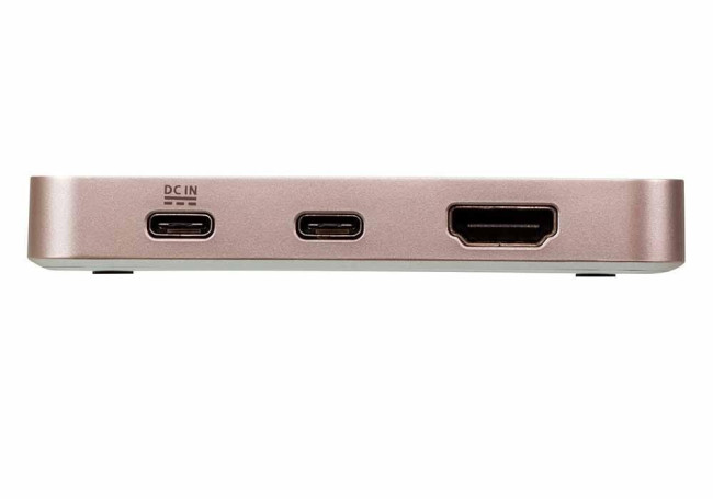 USB-C 4K Ultra Mini Dock with Power Pass-through ATEN UH3235 USB-C 4K Ultra Mini Dock with Power Pass-through ATEN UH3235