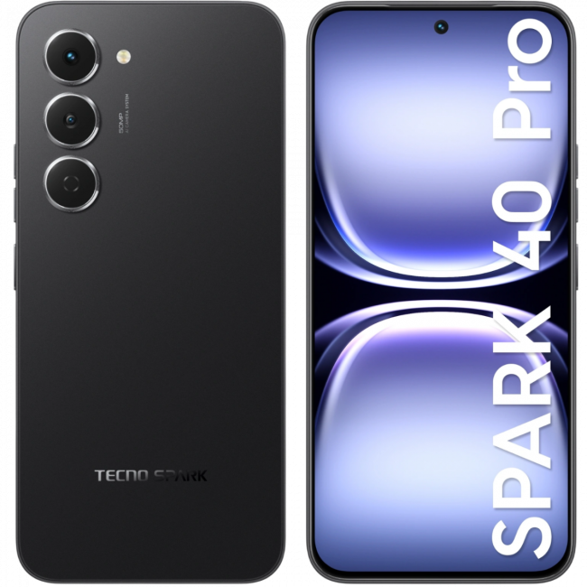 Смартфон Tecno Spark 40 Pro (km6 256+8 black) Смартфон Tecno Spark 40 Pro (km6 256+8 black)