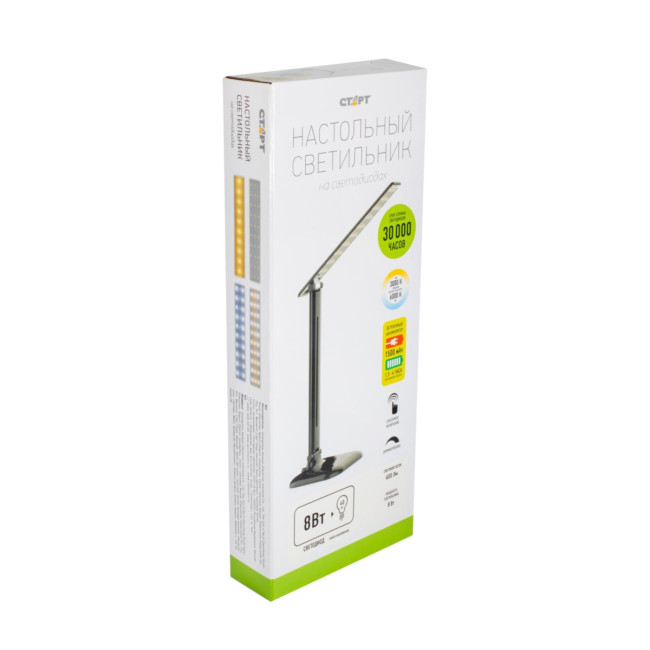 Светильник настольный светодиодный СТАРТ CT62 черный Светильник настольный светодиодный СТАРТ CT62 черный Светильник настольный светодиодный СТАРТ CT62 черный Светильник настольный светодиодный СТАРТ CT62 черный