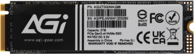 Накопитель SSD AGI TECHNOLOGY CO., LTD AGI2T0GIMAI298