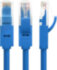 Greenconnect Патч-корд прямой 20.0m, UTP кат.5e, синий, позолоченные контакты, 24 AWG, литой, GCR-LNC01-20.0m, ethernet high speed 1 Гбит/с, RJ45, T568B Greenconnect RJ45(m) - RJ45(m) Cat. 5e U/UTP PVC 20м синий