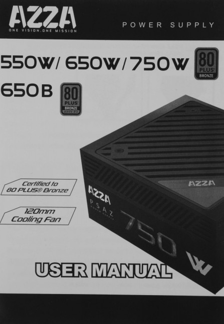 Блок питания AZZA PSAZ-750W Блок питания AZZA PSAZ-750W