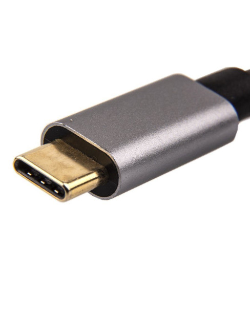 Aдаптер USB3.1 Type-CM-->HDMI+USB3.0+PD charging, TF, Aluminum Shell, VCOM <CU457> VCOM USB 3.2 Type-C (m) - HDMI (f),USB 3.2 Type-AF,USB 3.2 Type-C (f)