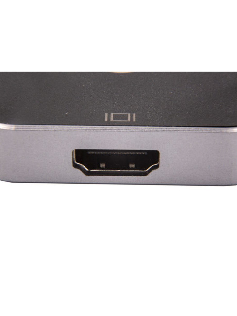 Aдаптер USB3.1 Type-CM-->HDMI+USB3.0+PD charging, TF, Aluminum Shell, VCOM <CU457> VCOM USB 3.2 Type-C (m) - HDMI (f),USB 3.2 Type-AF,USB 3.2 Type-C (f)