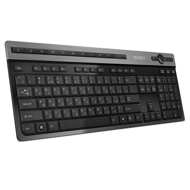 Беспроводная клавиатура SVEN KB-E5500W (2,4 GHz, 115кл.) Sven SV-021931