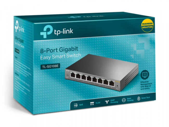 Коммутатор TP-Link TL-SG108E