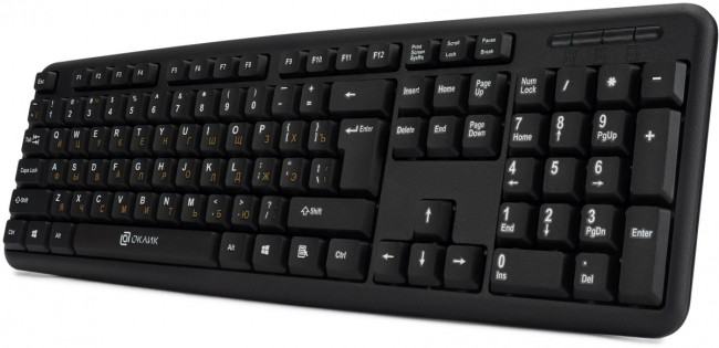 Клавиатура Oklick 130M черный USB (337077) Oklick 337077