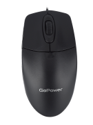Мышь Мышь проводная GoPower GPM01 (00-00030984)