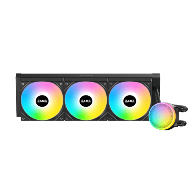Водяное охлаждение для процессора SAMA L60 Black L60-BKWAYXO3-G