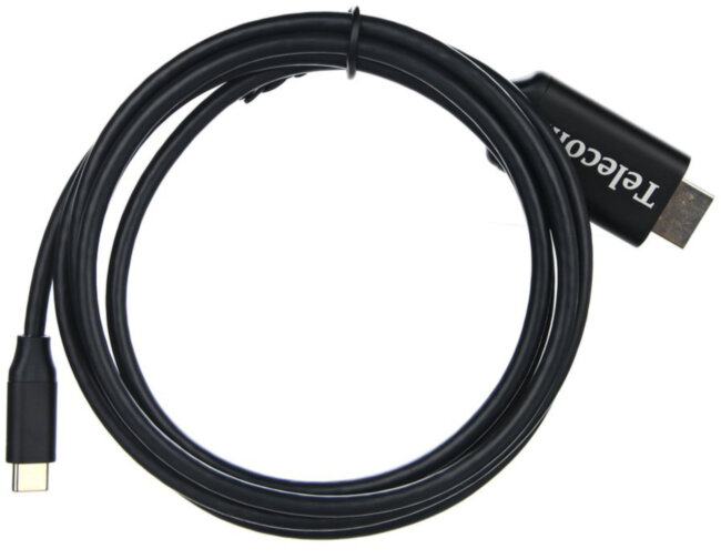 Кабель-адаптер USB3.1 Type-Cm --> HDMI A(m) 4K@60Hz, 1.8m, Telecom <TCC008-1.8M> Telecom USB 3.1 Type-CM --> HDMI A(m) Кабель-адаптер USB3.1 Type-Cm --> HDMI A(m) 4K@60Hz, 1.8m, Telecom <TCC008-1.8M> Telecom USB 3.1 Type-CM --> HDMI A(m)