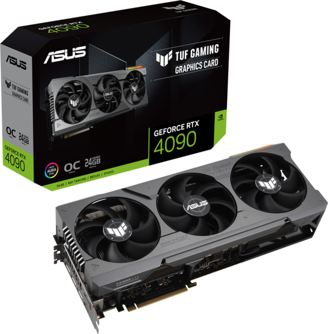 Видеокарта ASUS TUF-RTX4090-O24G-GAMING Видеокарта ASUS TUF-RTX4090-O24G-GAMING