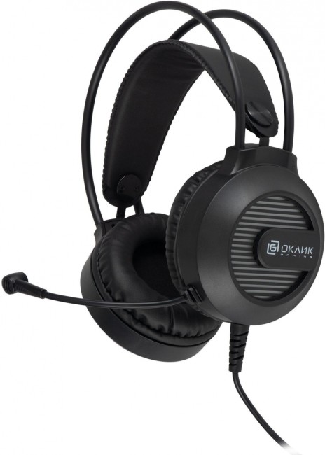 Наушники с микрофоном Oklick HS-L300G черный 2.2м мониторные оголовье (1796949) Oklick 1796949 Наушники с микрофоном Oklick HS-L300G черный 2.2м мониторные оголовье (1796949) Oklick 1796949