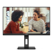 Монитор AOC 24E3QAF 23.8'', 1920x1080, IPS, 75hz, 20M:1, 300cd, 4ms, VGA, HDMI 1.4, DP 1.2, Speakers, H. adj 150mm, pivot, VESA, 3Y, Black AOC 24E3QAF