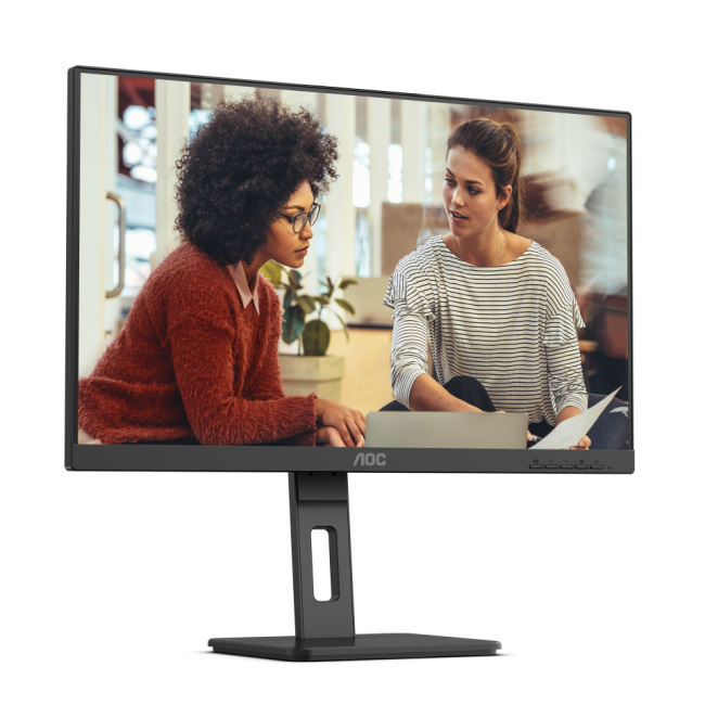Монитор AOC 24E3QAF 23.8'', 1920x1080, IPS, 75hz, 20M:1, 300cd, 4ms, VGA, HDMI 1.4, DP 1.2, Speakers, H. adj 150mm, pivot, VESA, 3Y, Black AOC 24E3QAF Монитор AOC 24E3QAF 23.8'', 1920x1080, IPS, 75hz, 20M:1, 300cd, 4ms, VGA, HDMI 1.4, DP 1.2, Speakers, H. adj 150mm, pivot, VESA, 3Y, Black AOC 24E3QAF