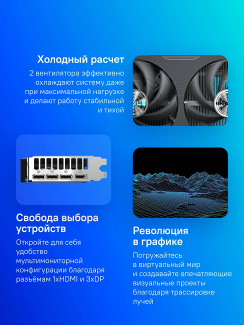 Видеокарта Gigabyte GV-N5060EAGLE OC-8GD 1.0 Видеокарта Gigabyte GV-N5060EAGLE OC-8GD 1.0
