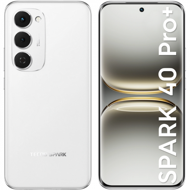Смартфон Tecno Spark 40 Pro+(KM7 256+8 AURORA WHITE) Смартфон Tecno Spark 40 Pro+(KM7 256+8 AURORA WHITE)