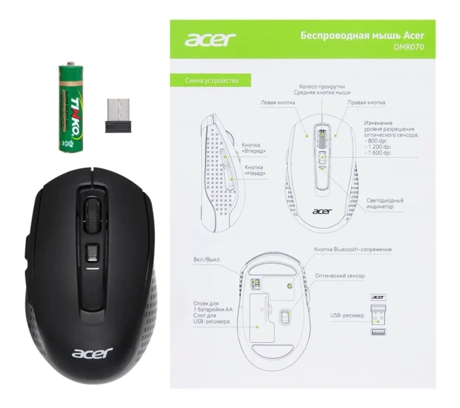 Мышь компьютерная Acer ZL.MCEEE.00D