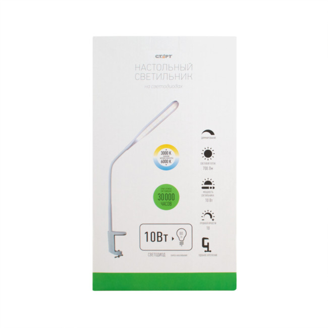 Светильник настольный СТАРТ CT87 белый светодиодный Светильник настольный СТАРТ CT87 белый светодиодный Светильник настольный СТАРТ CT87 белый светодиодный Светильник настольный СТАРТ CT87 белый светодиодный