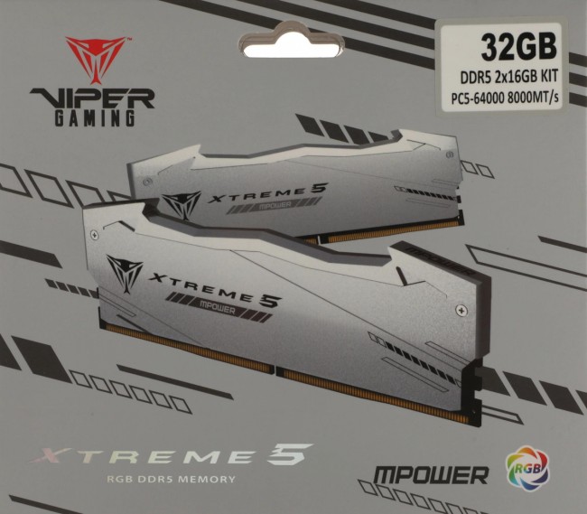 Память DDR5 2x16GB 8000MHz Patriot PVXR532G80C38KM Память DDR5 2x16GB 8000MHz Patriot PVXR532G80C38KM