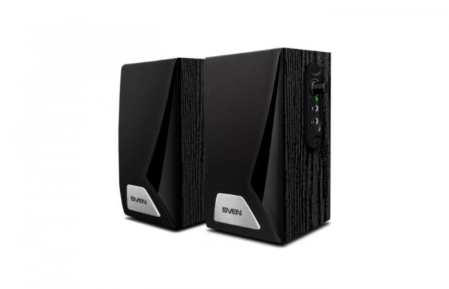 SVEN SPS-555, чёрный, акустическая система 2.0, USB, мощность 2x3 Вт(RMS) SVEN SPS-555