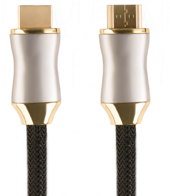 Greenconnect Кабель 2.0m HDMI версия 2.0, HDR 4:2:2, Ultra HD, 4K 60 fps 60Hz/5K*30Hz, 3D, AUDIO, 18.0 Гбит/с, 28/28 AWG, OD7.3mm, тройной экран, черный нейлон, DELUX, GCR-51281 Greenconnect HDMI (m) - HDMI (m) 2м