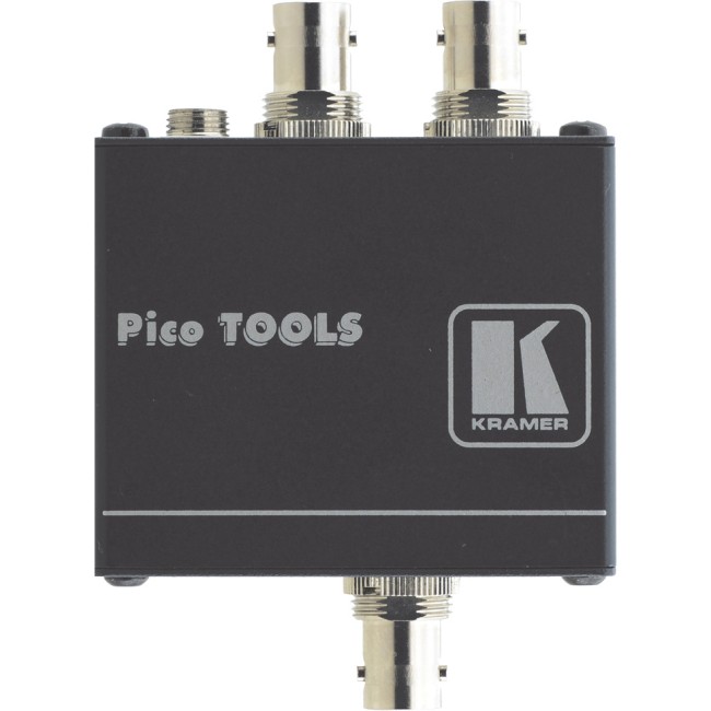 Усилитель-распределитель 1:2 HD-SDI 12G; поддержка 4K60 4:2:2 30 бит/пиксель [10-80440090] Kramer VM-2UX