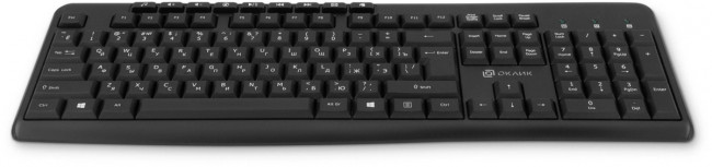 Клавиатура Oklick K225W черный USB беспроводная Multimedia (1875232) Oklick 1875232
