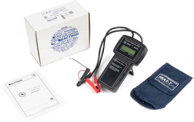 254 Skat -T-auto тестер контроля емкости АКБ, 12В, емкость АКБ 1,2-120Ач, экран Бастион SKAT-T-AUTO 254 Skat -T-auto тестер контроля емкости АКБ, 12В, емкость АКБ 1,2-120Ач, экран Бастион SKAT-T-AUTO