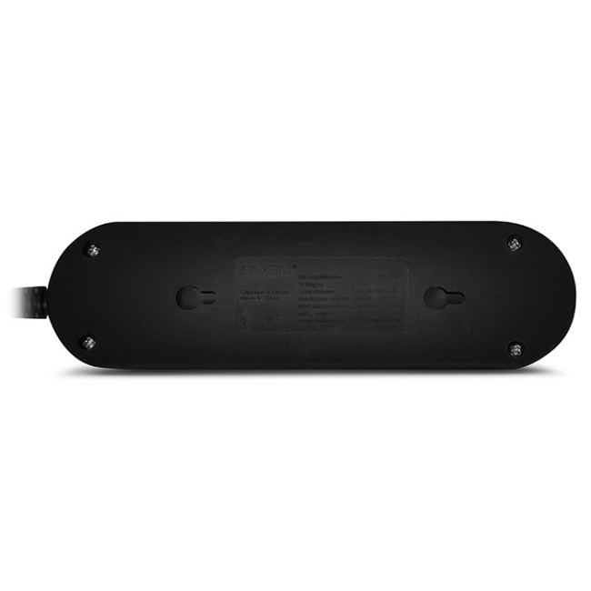 Фильтр SVEN SF-03L 3,0 м (3 розетки) черный Sven SF-03L (3 м, 3 розетки)