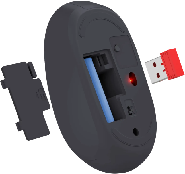 Defender Беспроводная оптическая мышь Smart MM-396 Чер,3кн,2.4G+BT,500мАч,1600dpi Defender 52396