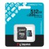 Карта памяти Kingston  512GB microSDXC Canvas Go Plus Gen4 200MB/s A2 U3 V30 Card + ADP Kingston SDCG4/512GB