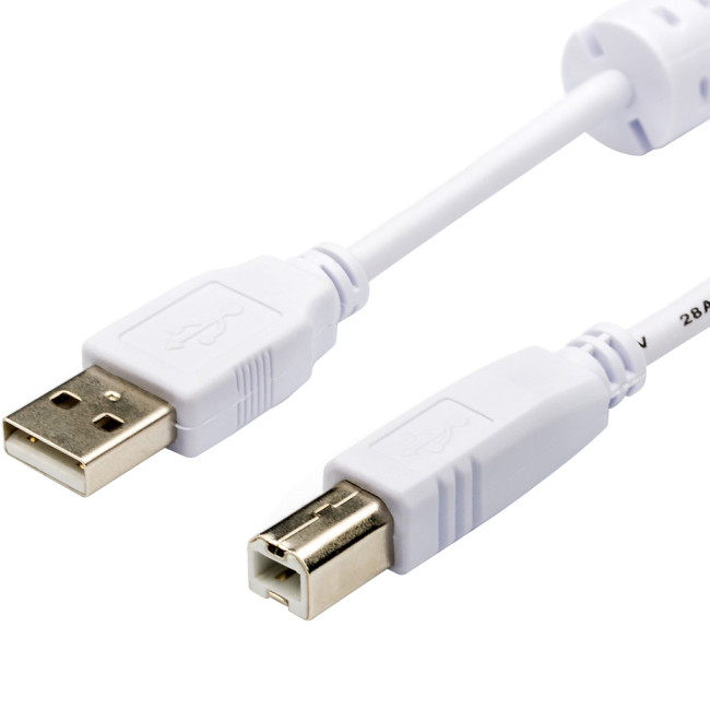 Кабель USB 0.8 m (Am <=> Bm, феррит) ATcom AT6152