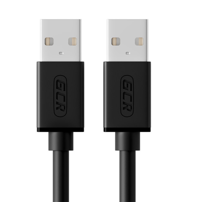 Greenconnect Кабель 3.0m USB 2.0, AM/AM, черный, 28/28 AWG, экран, армированный, морозостойкий, GCR-UM2M-BB2S-3.0m Greenconnect USB 2.0 Type-AM - USB 2.0 Type-AM 3м
