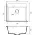 Кухонная мойка GRANFEST GranFest QUADRO Q-561 black Кухонная мойка GRANFEST GranFest QUADRO Q-561 black