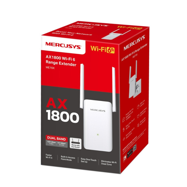 Усилитель Wi-Fi Mercusys ME70X Усилитель Wi-Fi Mercusys ME70X