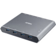 2-Port 4K DisplayPort USB-C KVM док станция ATEN US3311