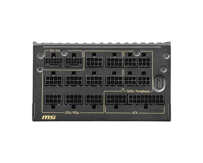 Блок питания ПК MSI MEG Ai1600T PCIE5 306-7ZPEX11-CE0 Блок питания ПК MSI MEG Ai1600T PCIE5 306-7ZPEX11-CE0