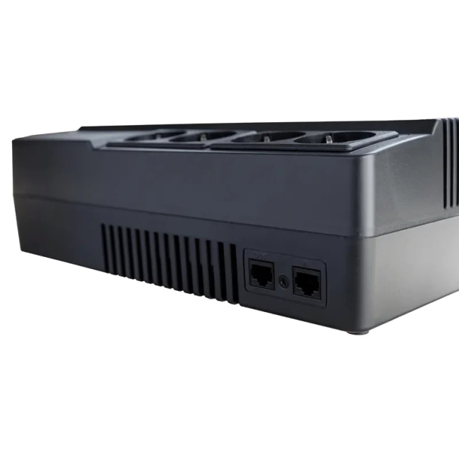 ИБП Ермак Линейно-интерактивный 800 ВА/480 Вт, 8xSchuko,  ЖК, 2хUSB, ШхГхВ 202х293х93мм., вес 4.9кг. ЕРМАК СБП ЕРМАК 220-220.0.8-32-ВН