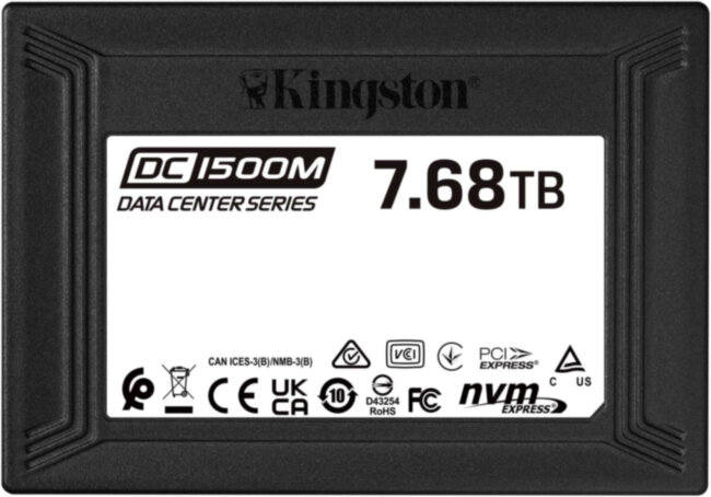 Твердотельный накопитель Серверный накопитель SSD 7680GB Kingston DC1500M (SEDC1500M/7680G)