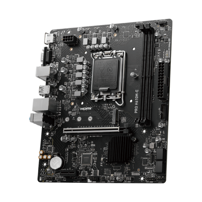 Материнская плата MSI PRO H610M-E Материнская плата MSI PRO H610M-E