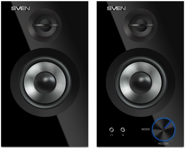 SVEN SPS-621, чёрный, акустическая система 2.0, мощность 2x14Вт (RMS), Bluetooth Sven SV-018764 SVEN SPS-621, чёрный, акустическая система 2.0, мощность 2x14Вт (RMS), Bluetooth Sven SV-018764