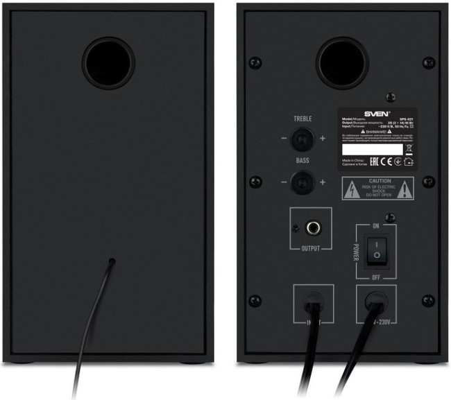SVEN SPS-621, чёрный, акустическая система 2.0, мощность 2x14Вт (RMS), Bluetooth Sven SV-018764 SVEN SPS-621, чёрный, акустическая система 2.0, мощность 2x14Вт (RMS), Bluetooth Sven SV-018764