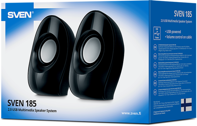 АС SVEN 185, черный (6 Вт, питание USB) Sven 185